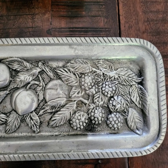 Vintage Betty Barrena Pewter Tray. Large and Stunning - Picture 5 of 5